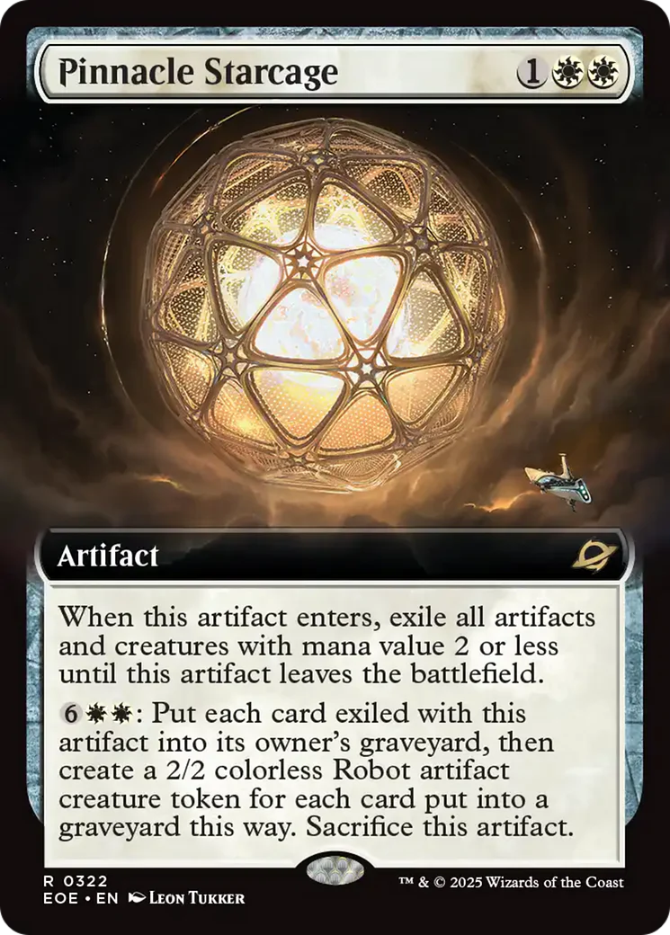 Pinnacle Starcage (Extended Art) [Edge of Eternities] Foil