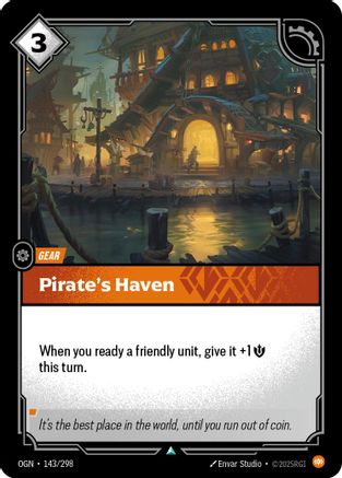 Pirate's Haven (143/298) - Riftbound - [Origins]