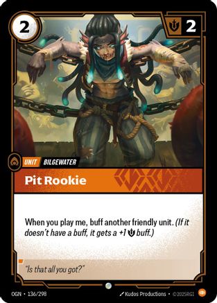 Pit Rookie (136/298) - Riftbound - [Origins]