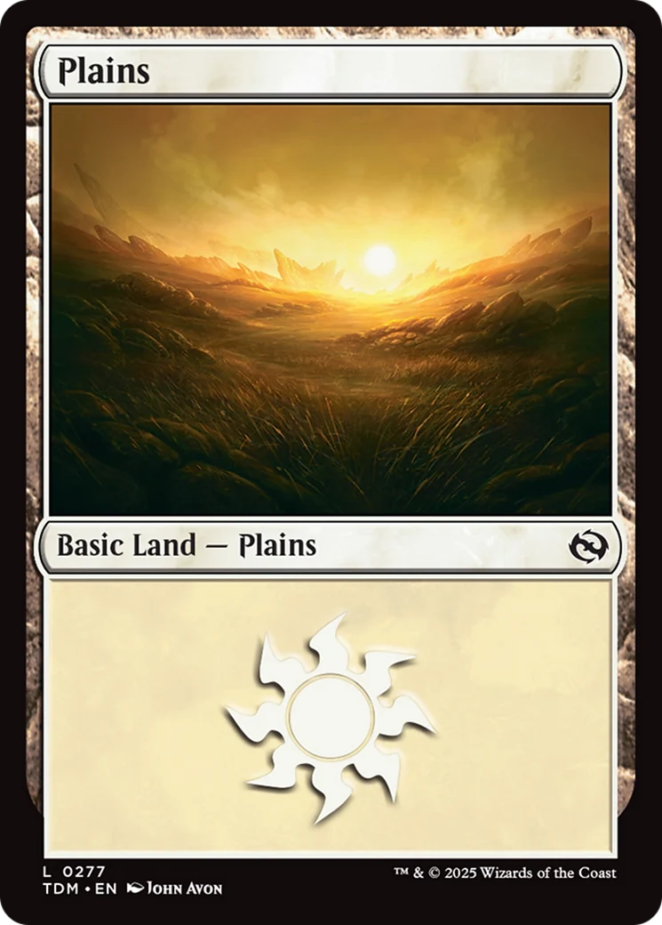 Plains (0277) [Tarkir: Dragonstorm] Foil