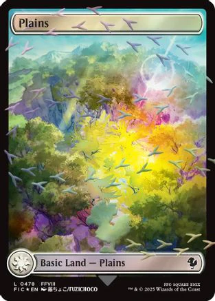 Plains (Chocobo Track Foil)  [Commander: FINAL FANTASY] Foil