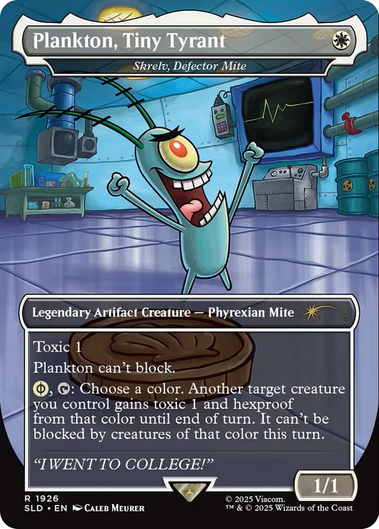 Plankton, Tiny Tyrant - Skrelv, Defector Mite [Secret Lair Drop Series]