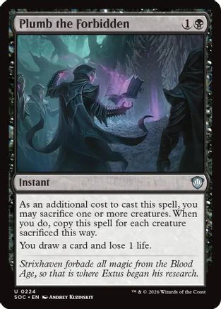 Plumb the Forbidden  [Commander: Secrets of Strixhaven]