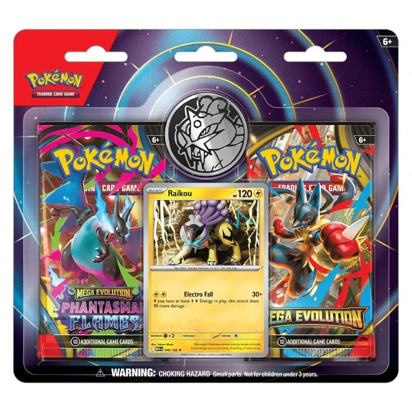 Pokémon: Ascended Heroes - Raikou 2PK Blister