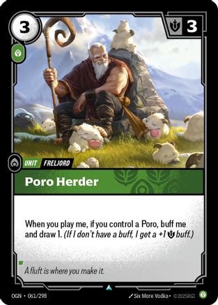 Poro Herder (061/298) - Riftbound - [Origins] Foil