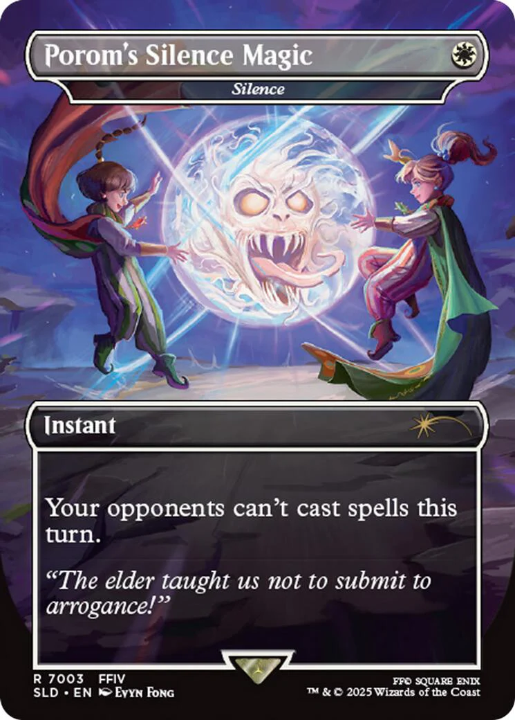 Porom's Silence Magic - Silence [Secret Lair Drop Series]