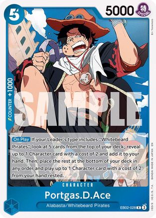 Portgas.D.Ace (EB02-028) - [Extra Booster: Anime 25th Collection] Foil