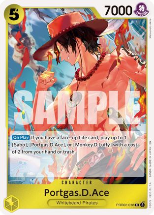 Portgas.D.Ace - PRB02-018 (PRB02-018) - [Premium Booster -The Best- Vol. 2] Foil