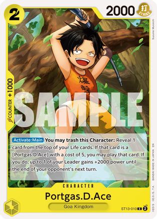 Portgas.D.Ace - ST13-010 (Reprint) (ST13-010) - [Premium Booster -The Best- Vol. 2]