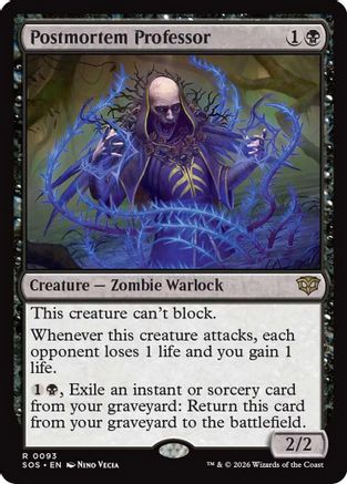 Postmortem Professor  [Secrets of Strixhaven]