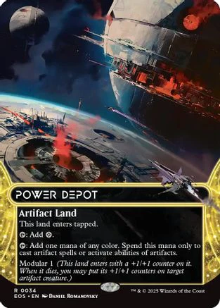 Power Depot (0034) (Borderless) (EOS-034) - Edge of Eternities: Stellar Sights
