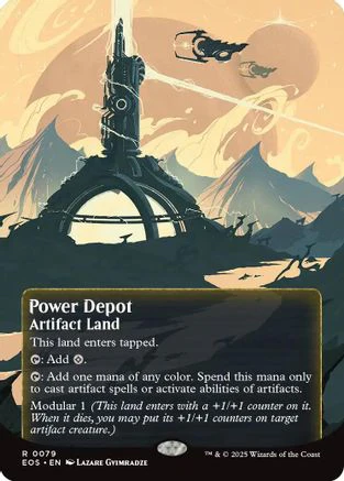 Power Depot (0079) (Borderless)  [Edge of Eternities: Stellar Sights]