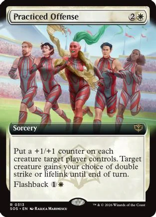 Practiced Offense (Extended Art)  [Secrets of Strixhaven]