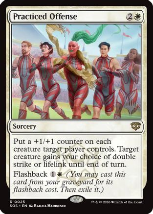 Practiced Offense  [Promo Pack: Secrets of Strixhaven] Foil