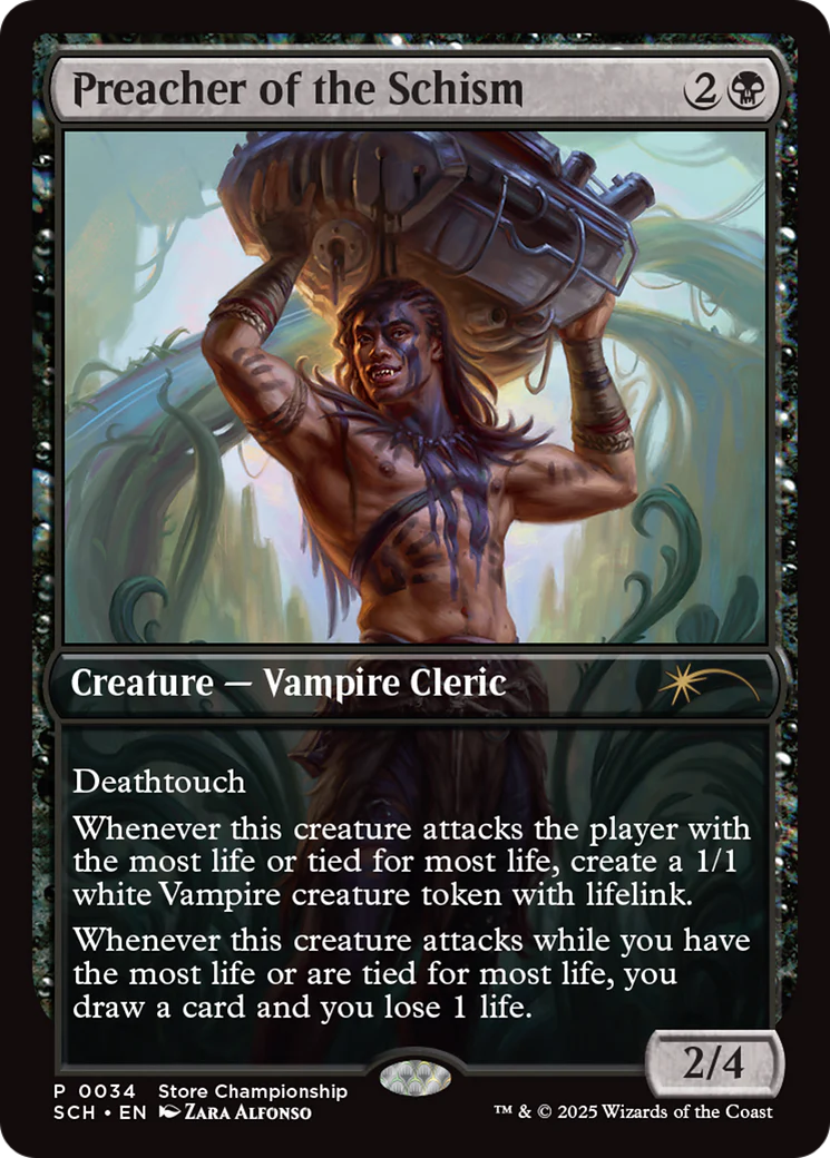 Preacher of the Schism [Store Championships 2025] Foil
