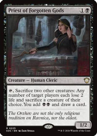 Priest of Forgotten Gods  [Commander: Secrets of Strixhaven]