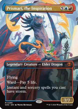 Prismari, the Inspiration (Borderless)  [Secrets of Strixhaven] Foil