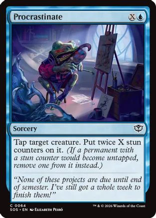 Procrastinate  [Secrets of Strixhaven] Foil