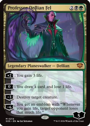 Professor Dellian Fel  [Secrets of Strixhaven] Foil