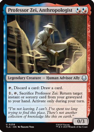 Professor Zei, Anthropologist  [Avatar: The Last Airbender] Foil