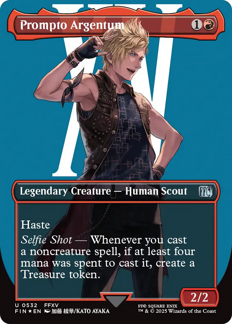 Prompto Argentum (Borderless) [FINAL FANTASY] Foil