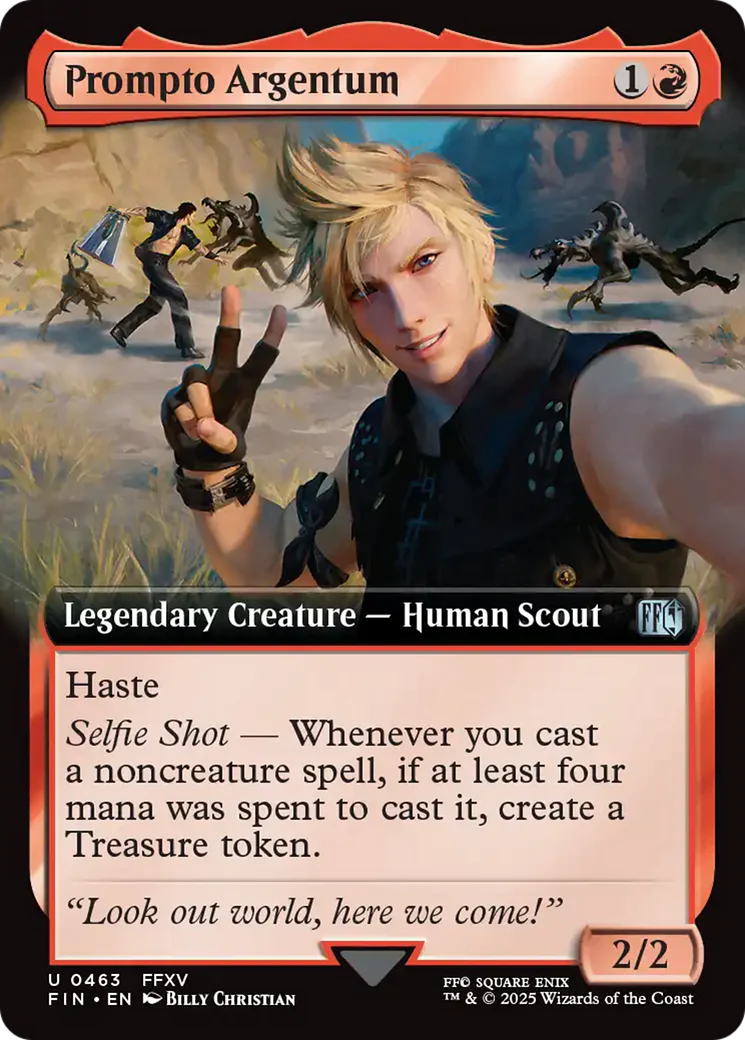 Prompto Argentum (Extended Art) [FINAL FANTASY] Foil