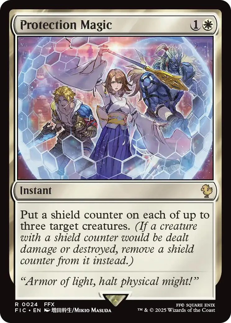 Protection Magic (Surge Foil) [FINAL FANTASY Commander]