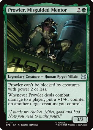 Prowler, Misguided Mentor  [Marvel's Spider-Man: Eternal-Legal] Foil