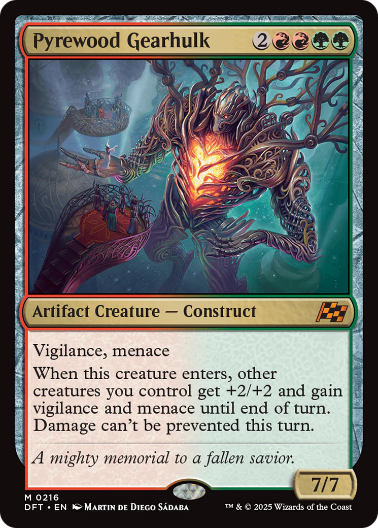 Pyrewood Gearhulk [Aetherdrift] Foil