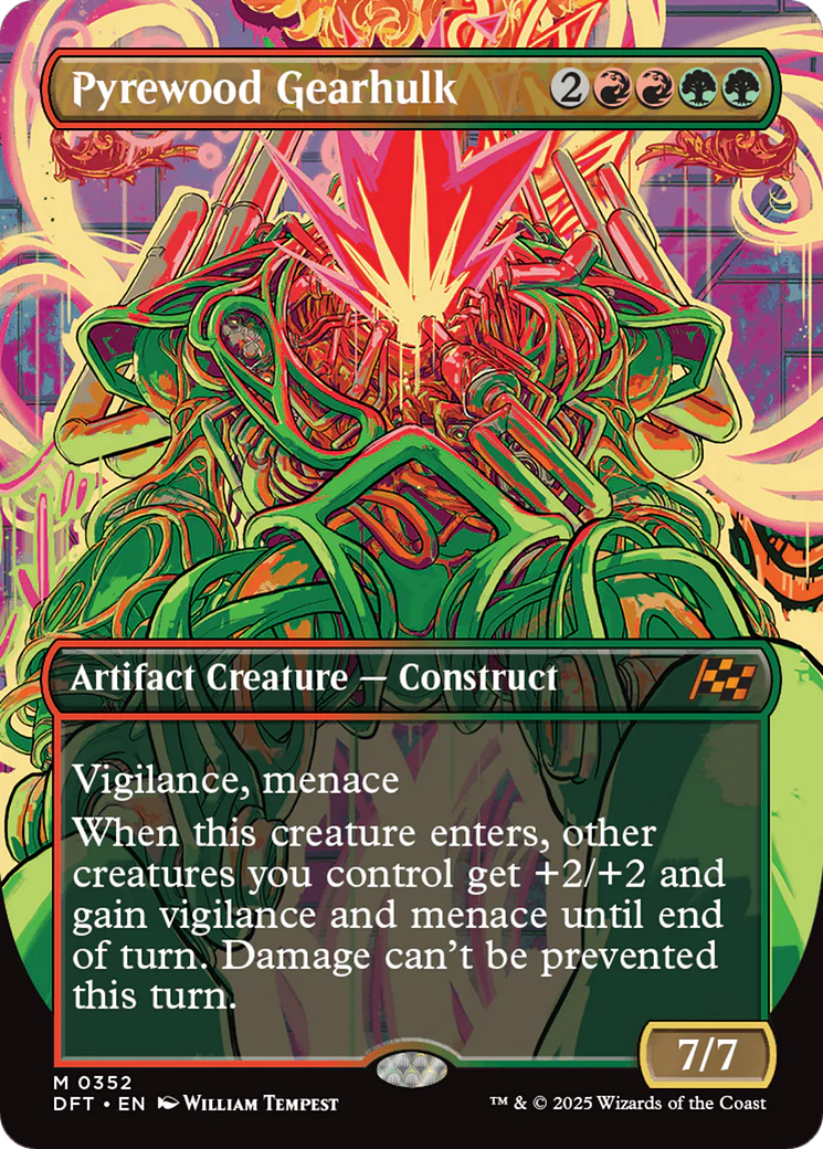 Pyrewood Gearhulk (Borderless) [Aetherdrift]