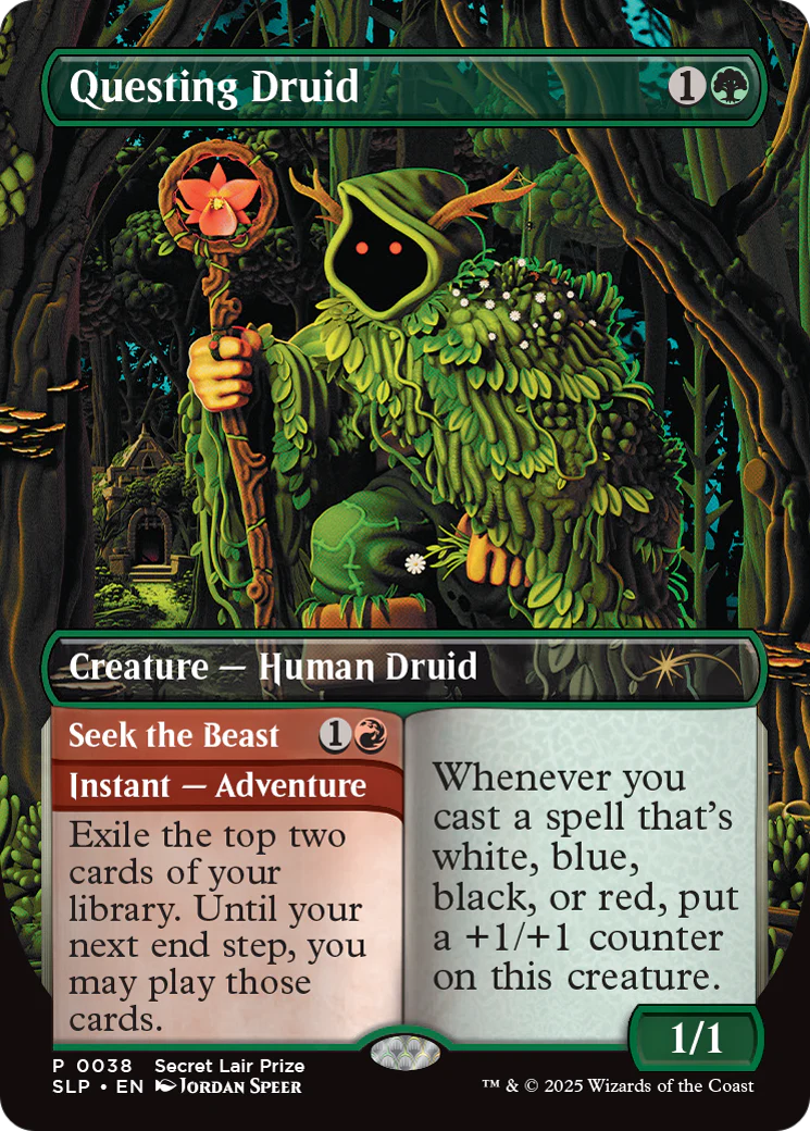 Questing Druid // Seek the Beast  [Secret Lair Showdown]