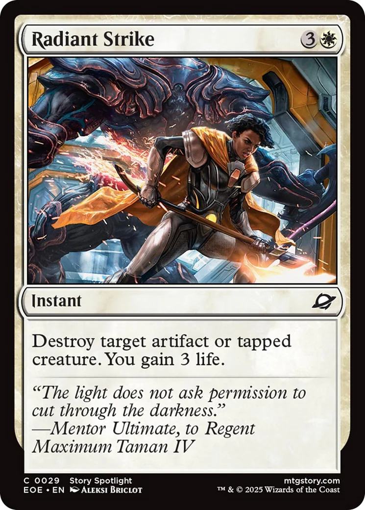 Radiant Strike [Edge of Eternities] Foil