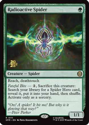 Radioactive Spider  [Prerelease Cards] Foil