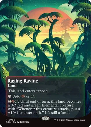 Raging Ravine (0080) (Borderless)  [Edge of Eternities: Stellar Sights]