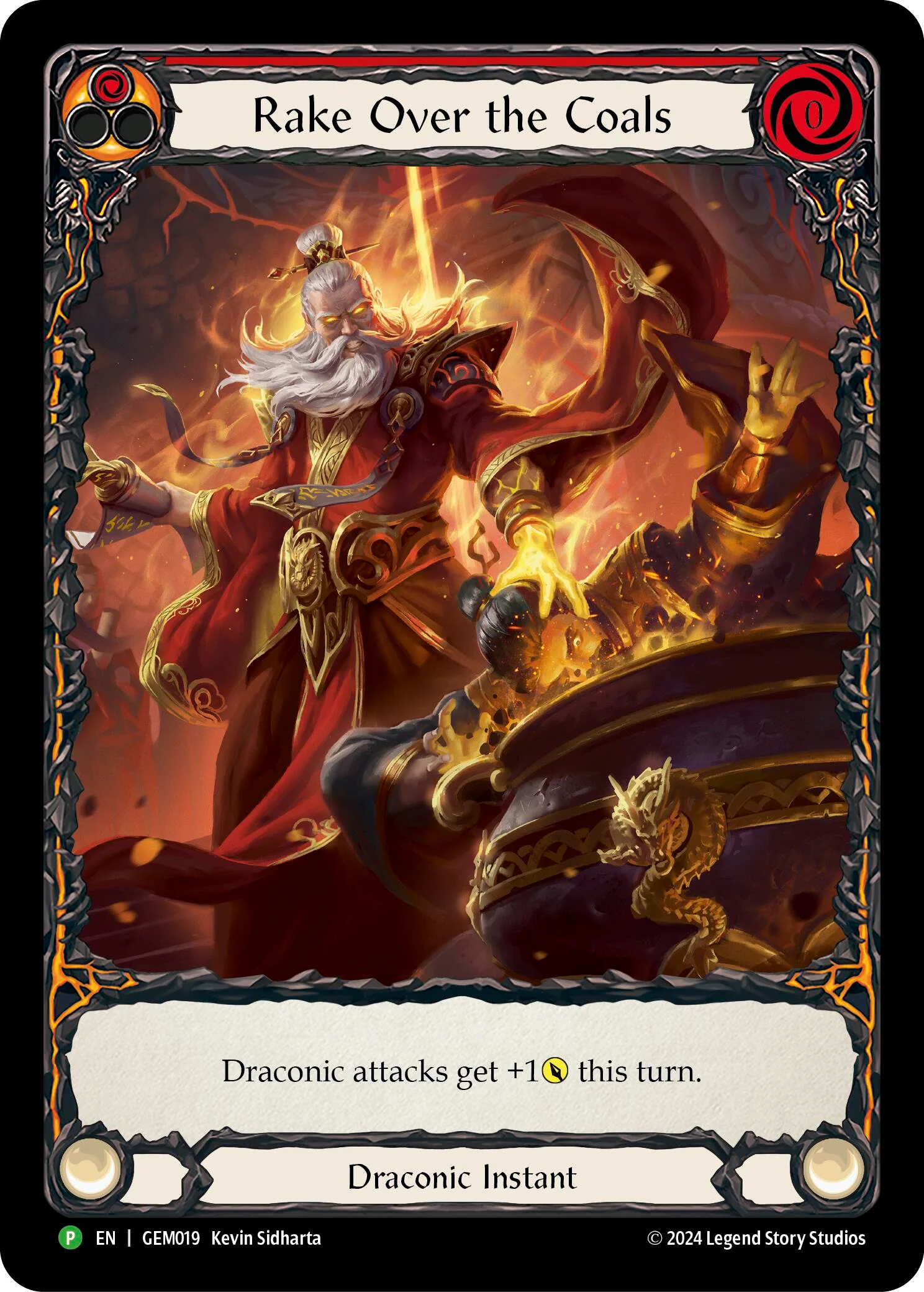 Rake Over the Coals (Red) [GEM019] (GEM Pack 1)  Rainbow Foil