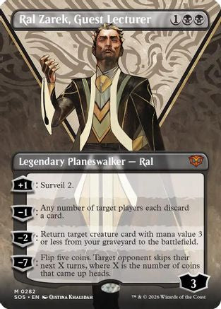 Ral Zarek, Guest Lecturer (Borderless)  [Secrets of Strixhaven]