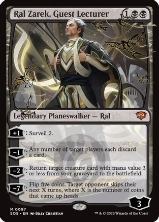 Ral Zarek, Guest Lecturer  [Promo Pack: Secrets of Strixhaven]