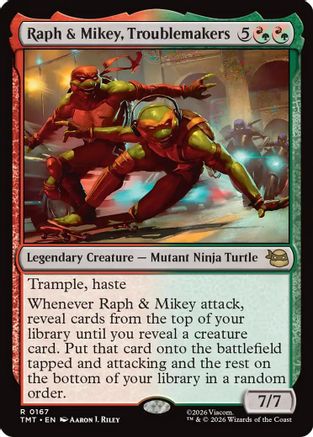 Raph & Mikey, Troublemakers  [Teenage Mutant Ninja Turtles] Foil