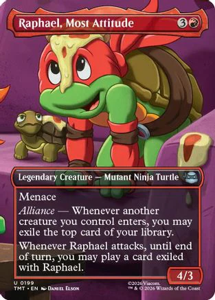 Raphael, Most Attitude (Borderless)  [Teenage Mutant Ninja Turtles]