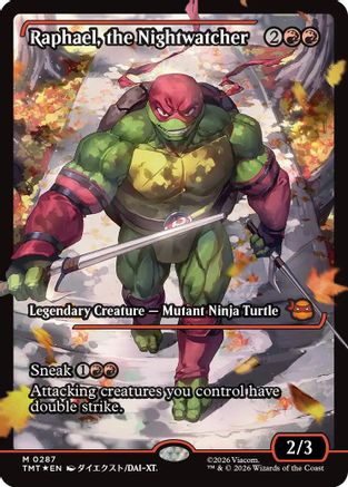 Raphael, the Nightwatcher (Showcase)  [Teenage Mutant Ninja Turtles] Foil