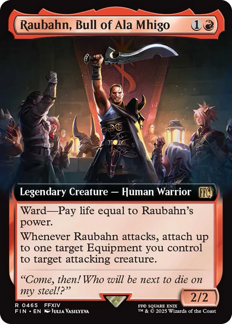 Raubahn, Bull of Ala Mhigo (Extended Art) [FINAL FANTASY] Foil