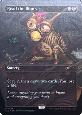 Read the Bones (Rainbow Foil)  [Secret Lair Drop Series] Foil