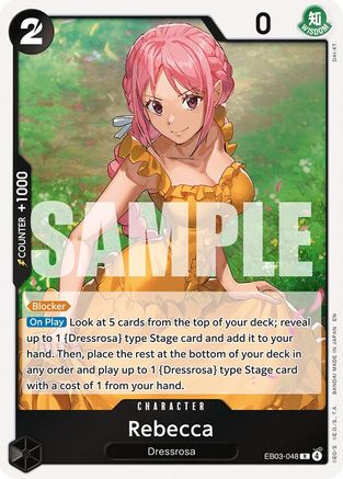 Rebecca (EB03-048) - [Extra Booster: One Piece Heroines Edition] Foil