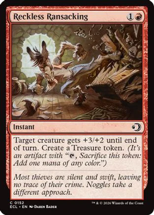 Reckless Ransacking  [Lorwyn Eclipsed] Foil