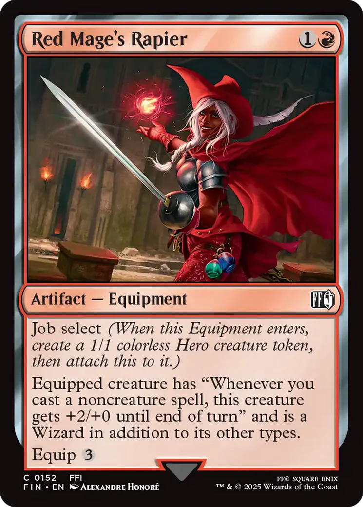 Red Mage's Rapier [FINAL FANTASY] Foil