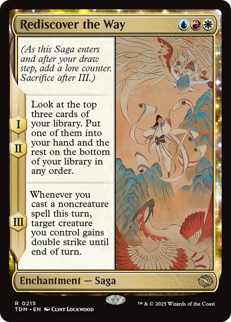 Rediscover the Way [Tarkir: Dragonstorm] Foil