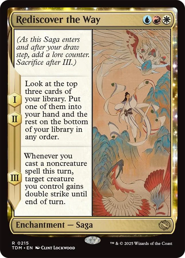 Rediscover the Way [Tarkir: Dragonstorm Promos] Foil