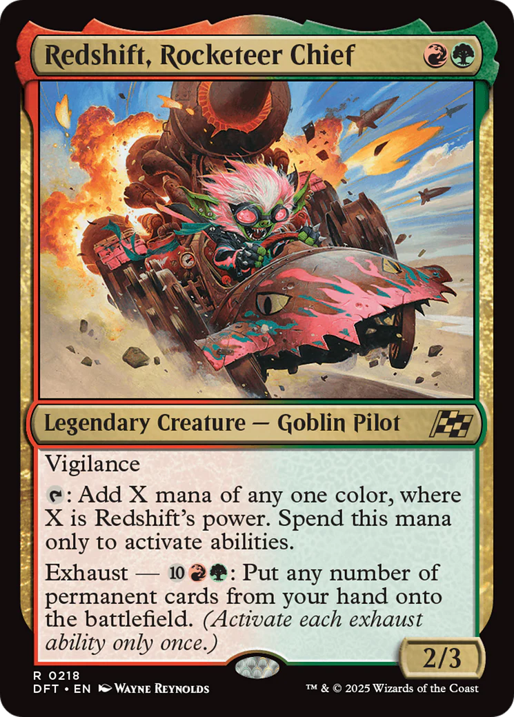 Redshift, Rocketeer Chief [Aetherdrift] Foil