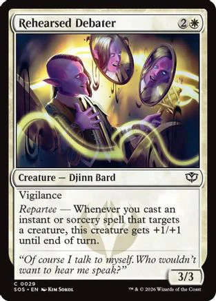 Rehearsed Debater  [Secrets of Strixhaven] Foil
