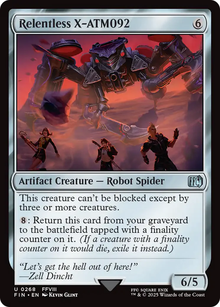 Relentless X-ATM092 [FINAL FANTASY] Foil